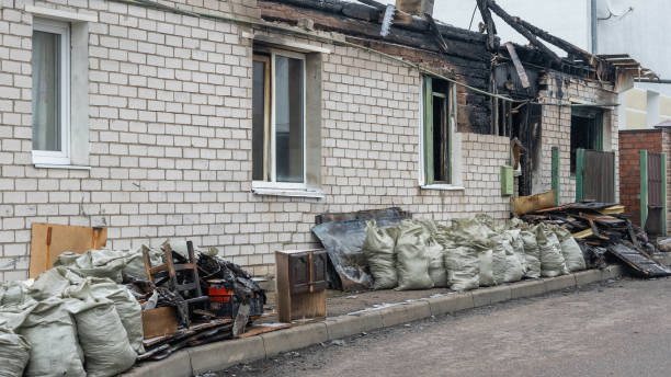 Professional Fire Damage Removal technician working in Mesa, AZ